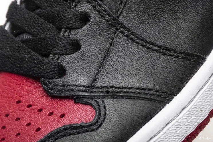 555088-001 Red Air 1 High Jordan Banned Black Retro  1226